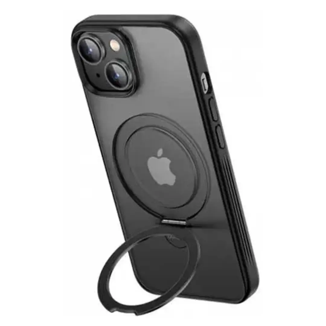 iPhone 15 360 Kickstand Case Black